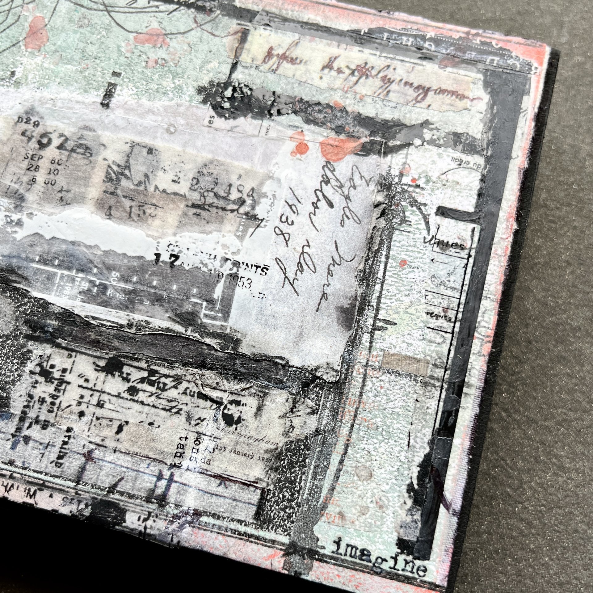 Labor Day 1938: Original Mixed Media Art