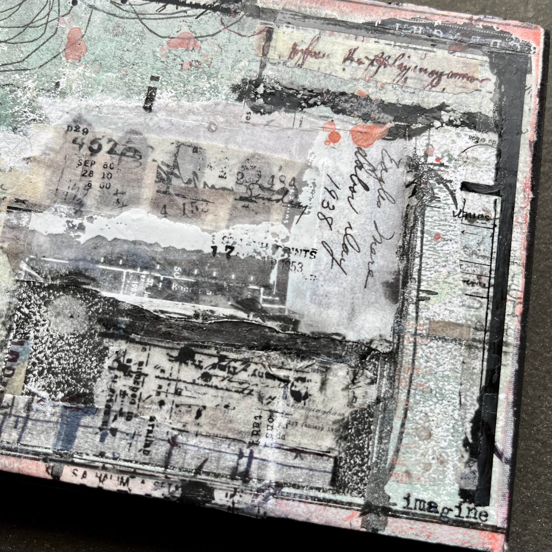 Labor Day 1938: Original Mixed Media Art