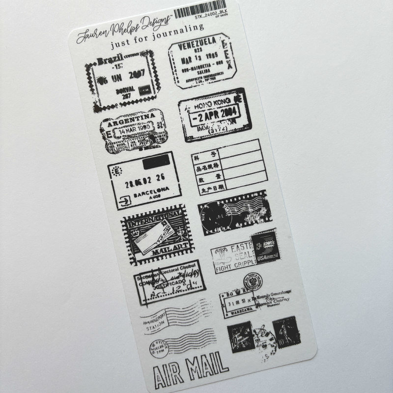 Lauren Phelps Designs Washi Bits: Air Mail