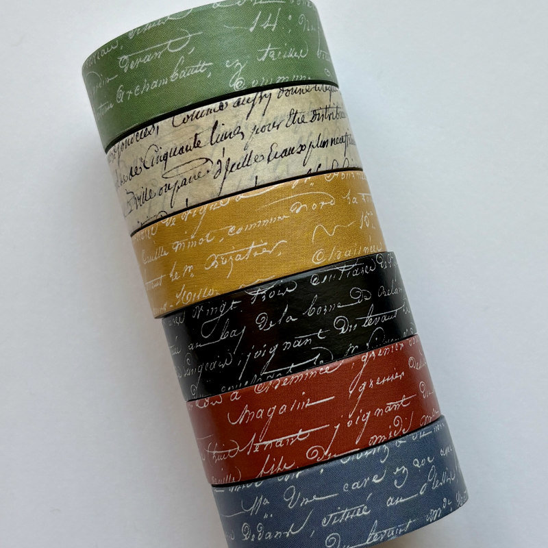 SOLD OUT: Lauren Phelps Designs Washi Tape: French Text Set