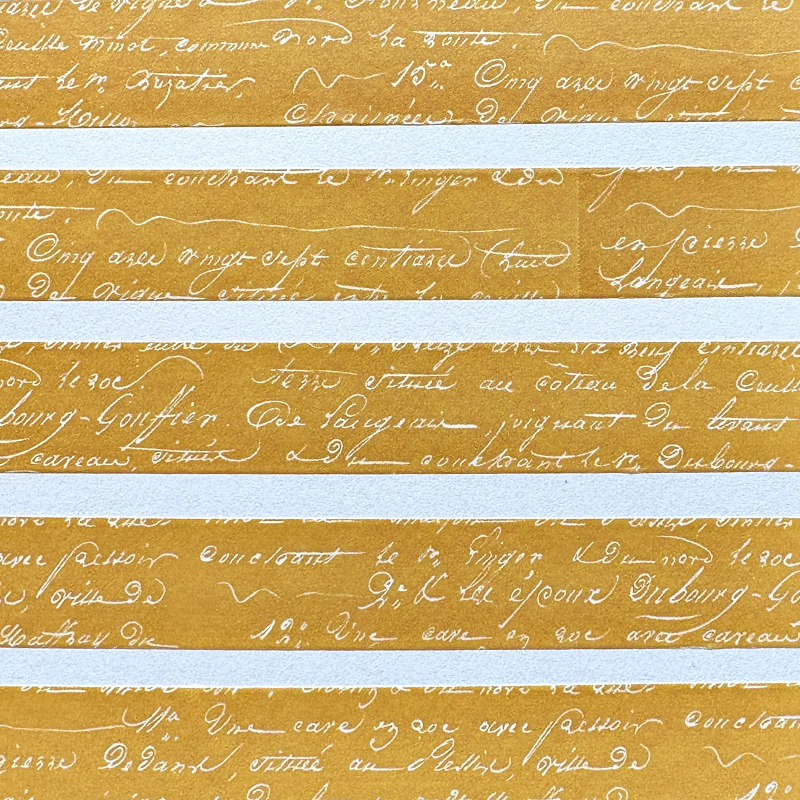 Lauren Phelps Designs Washi Tape: French Text Amber