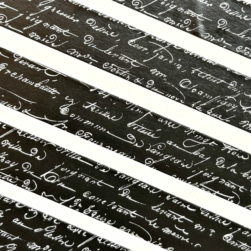 Lauren Phelps Designs Washi Tape: French Text Black