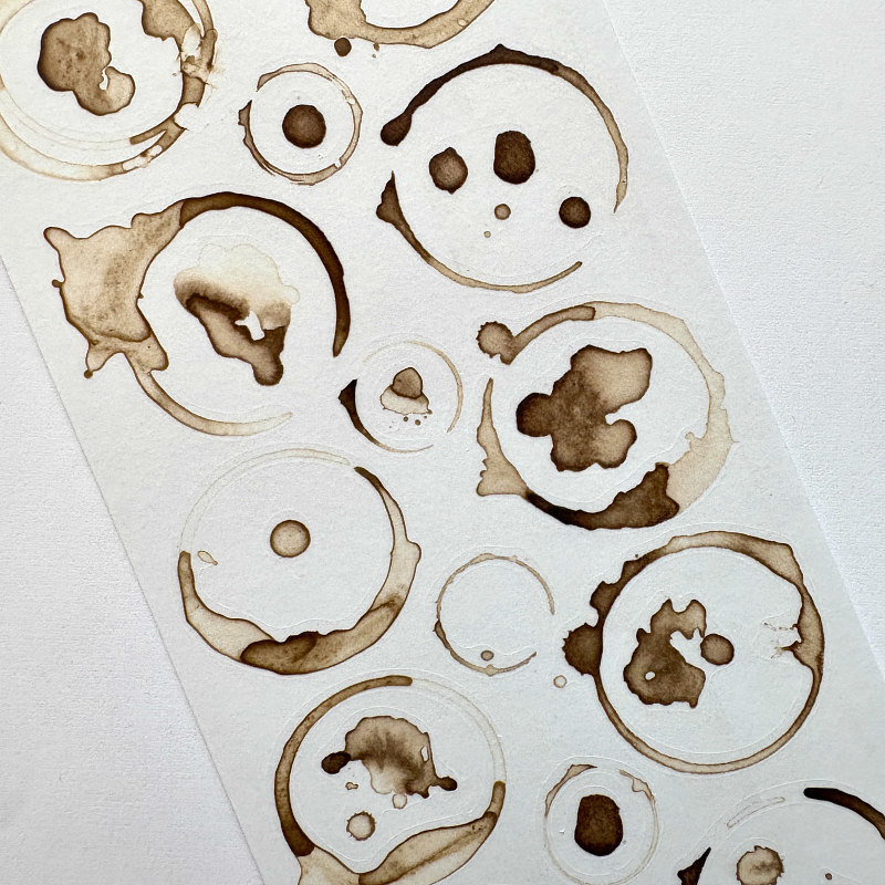 Lauren Phelps Designs Washi Bits: Coffee Rings