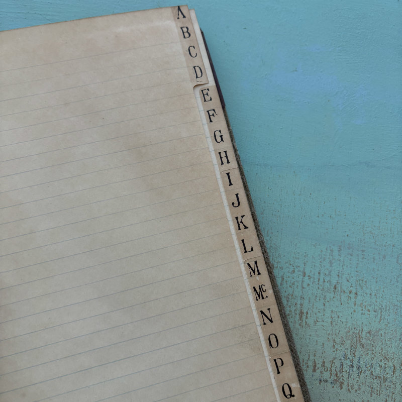 SOLD: Antique Unused Ledger Book