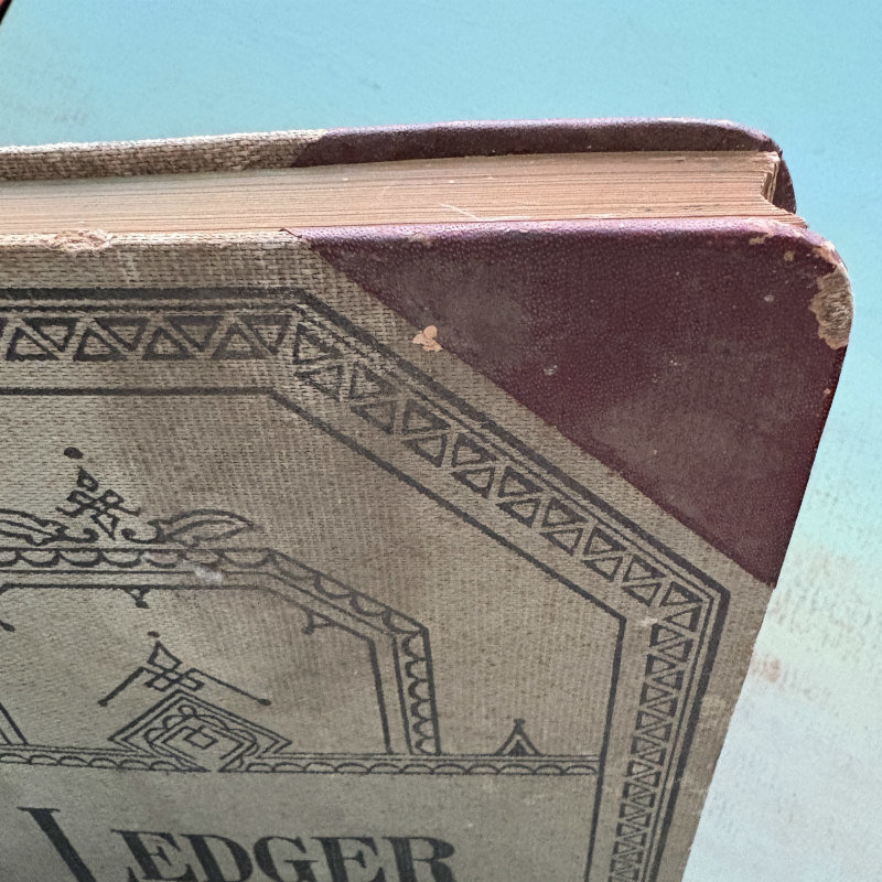 SOLD: Antique Unused Ledger Book