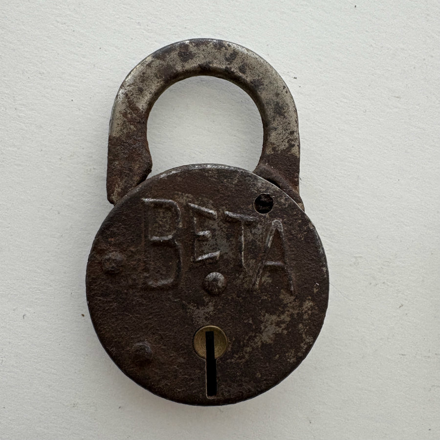 Antique Metal Lock Trio