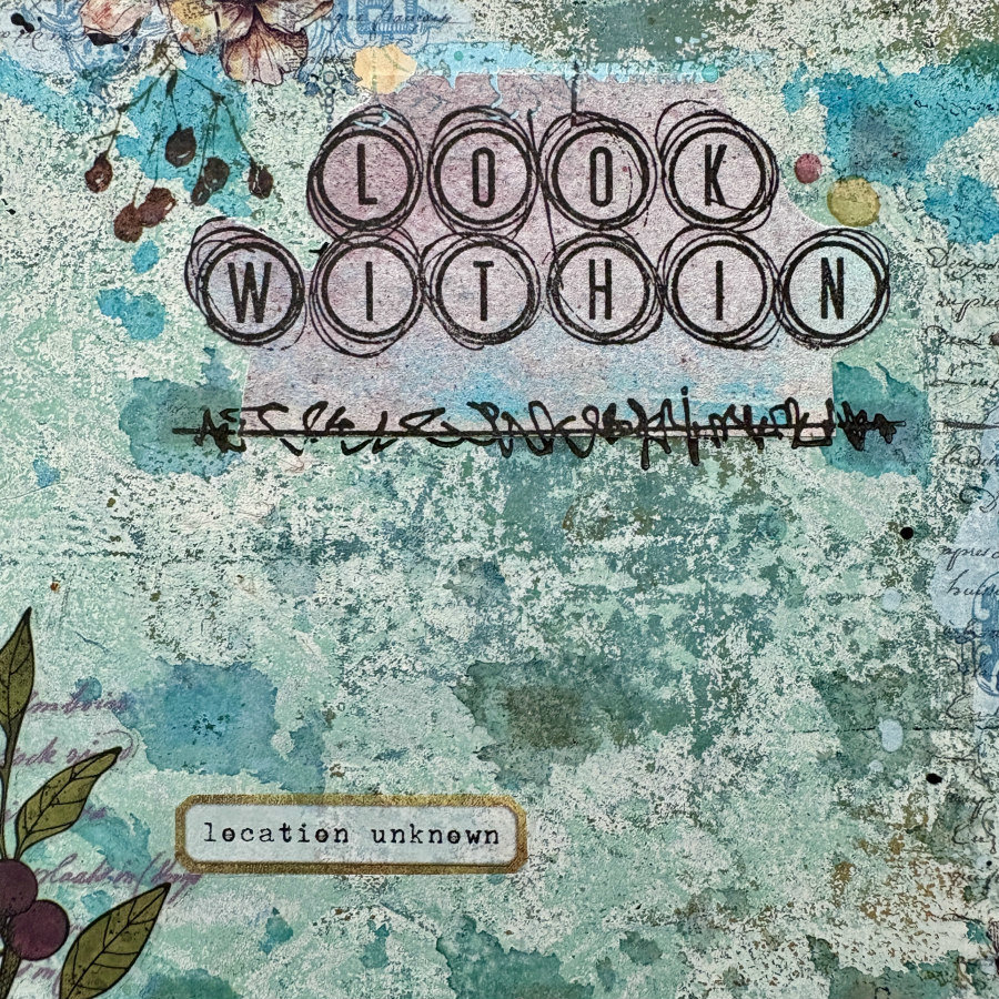 Seth Apter Look Within: Original Mixed Media Art