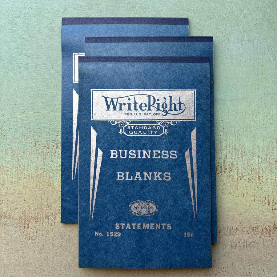 Vintage Business Blanks Book