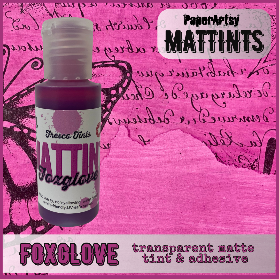 PaperArtsy Mattint: Foxglove
