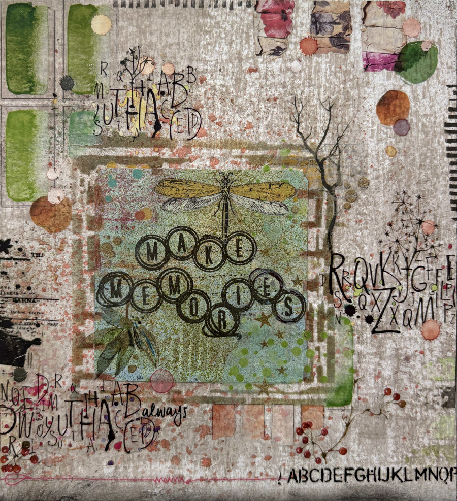 Seth Apter Make Memories: Original Mixed Media Art