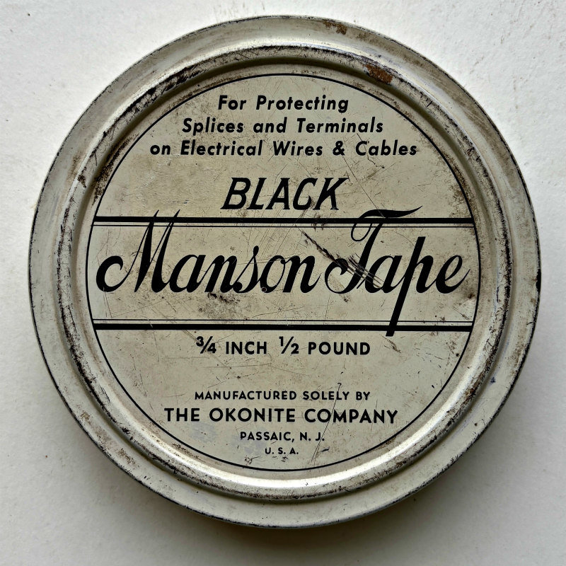 Vintage Manson Tape in Tin