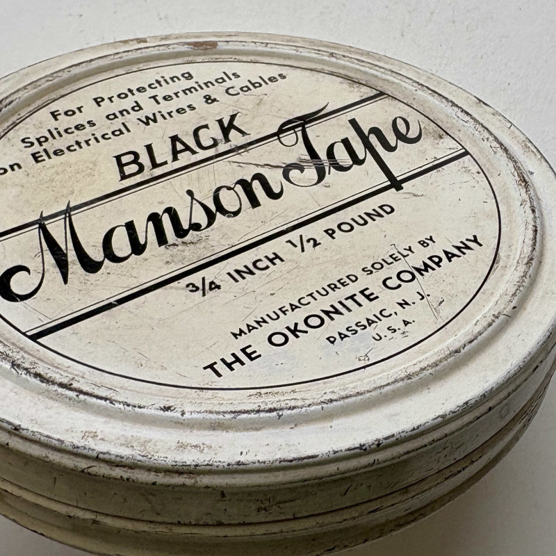 Vintage Manson Tape in Tin