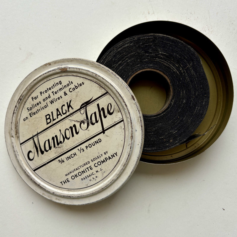 Vintage Manson Tape in Tin