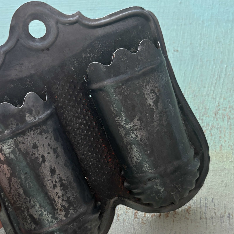 Antique Tin Match Safe