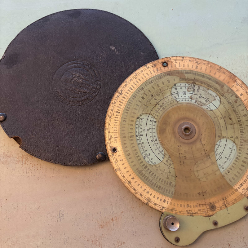 SOLD: The Ross Precision Spiral Slide Ruler Computer