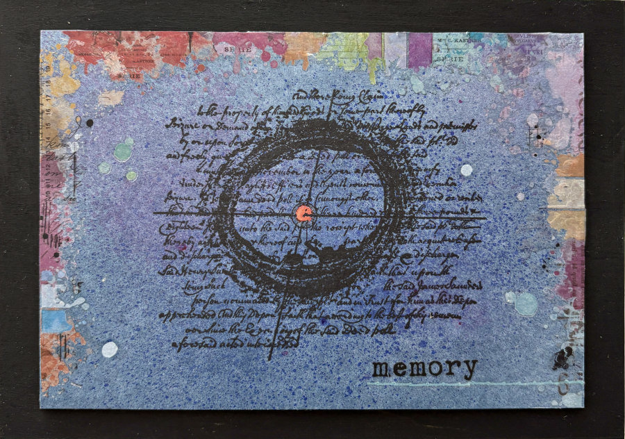 Seth Apter Memory: Original Mixed Media Art