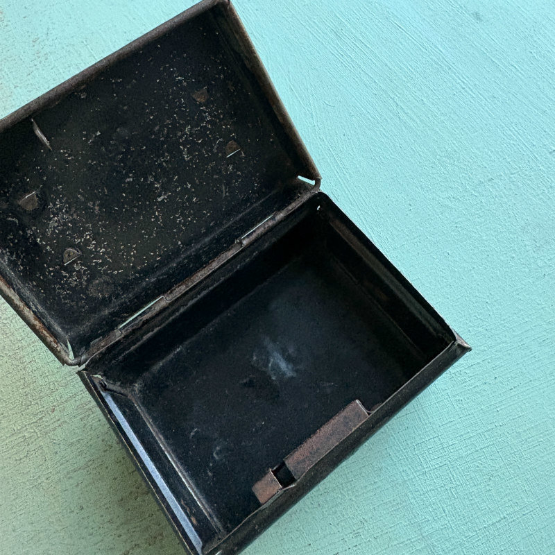 SOLD: Vintage Mini Metal Cash Box 2