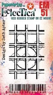 PaperArtsy Mini 51 Cling Rubber Stamp