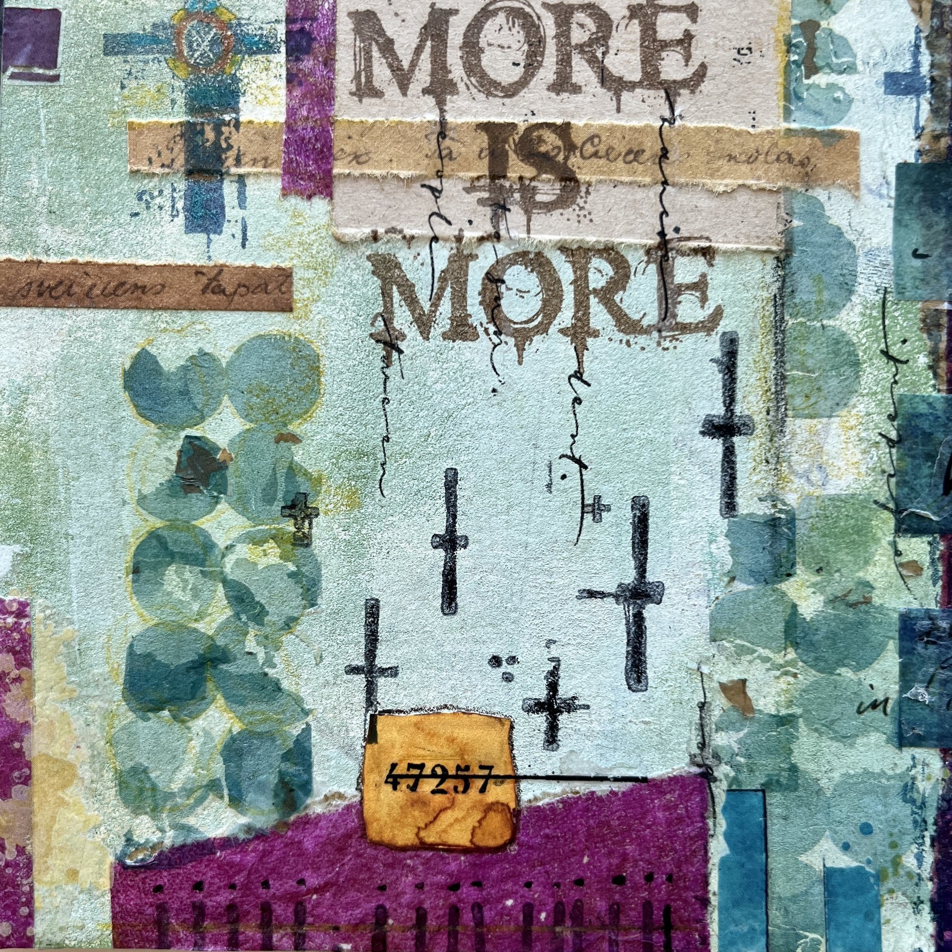More is More: Original Mixed Media Art