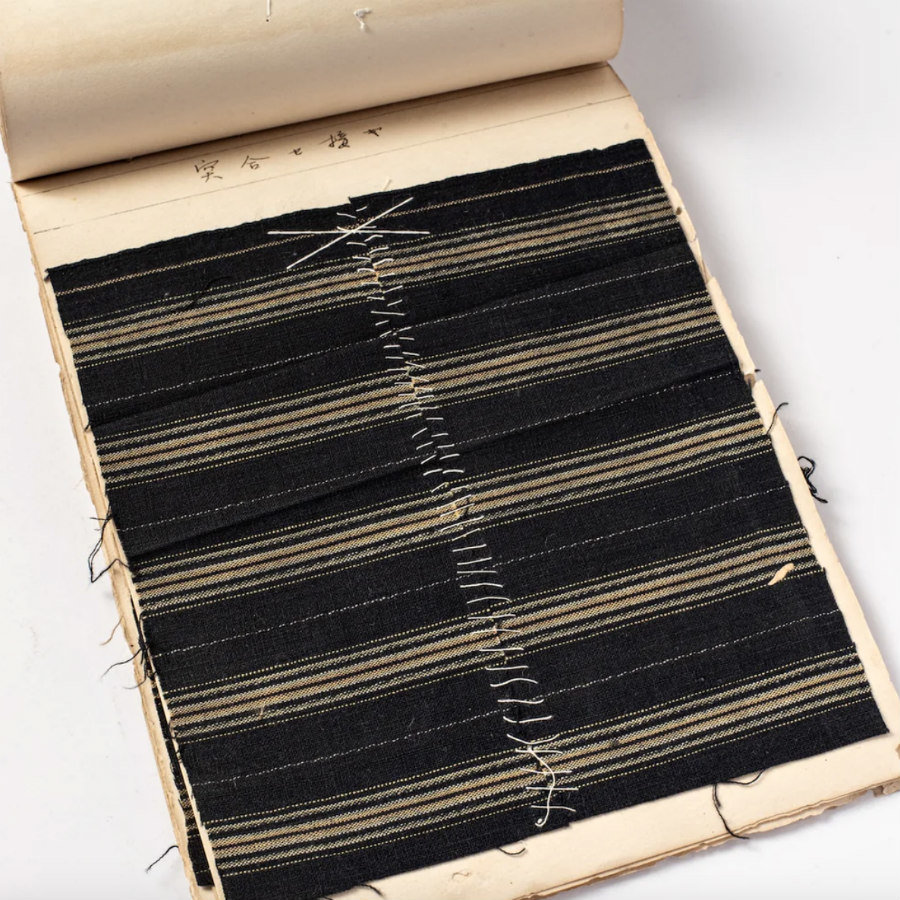 SOLD: Vintage Japanese Sewing Sample Book