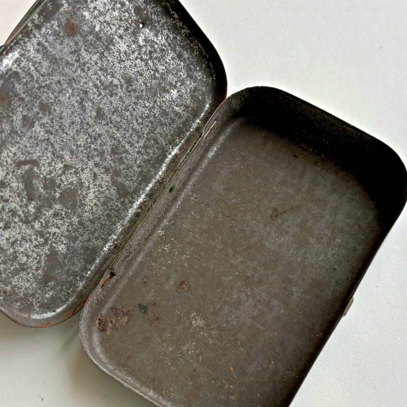 SOLD: Vintage Tin: Mrs. McGregor's Nail Box