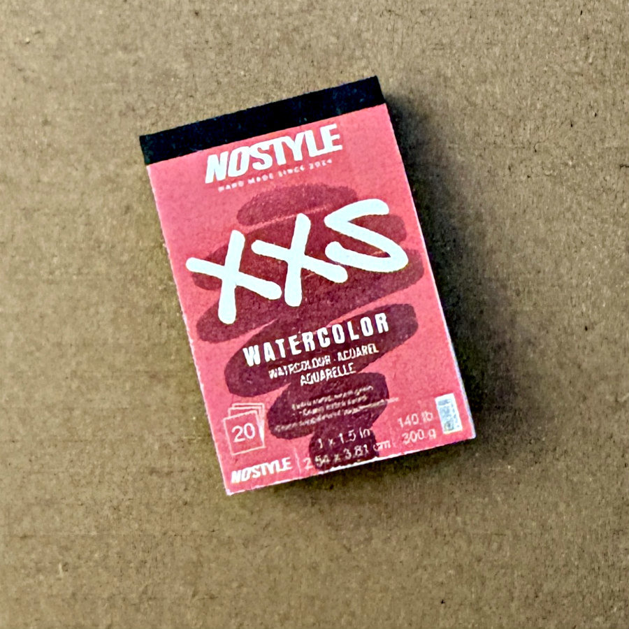 Nostyle MINI Watercolor Pad: 1 x 1.5 inches