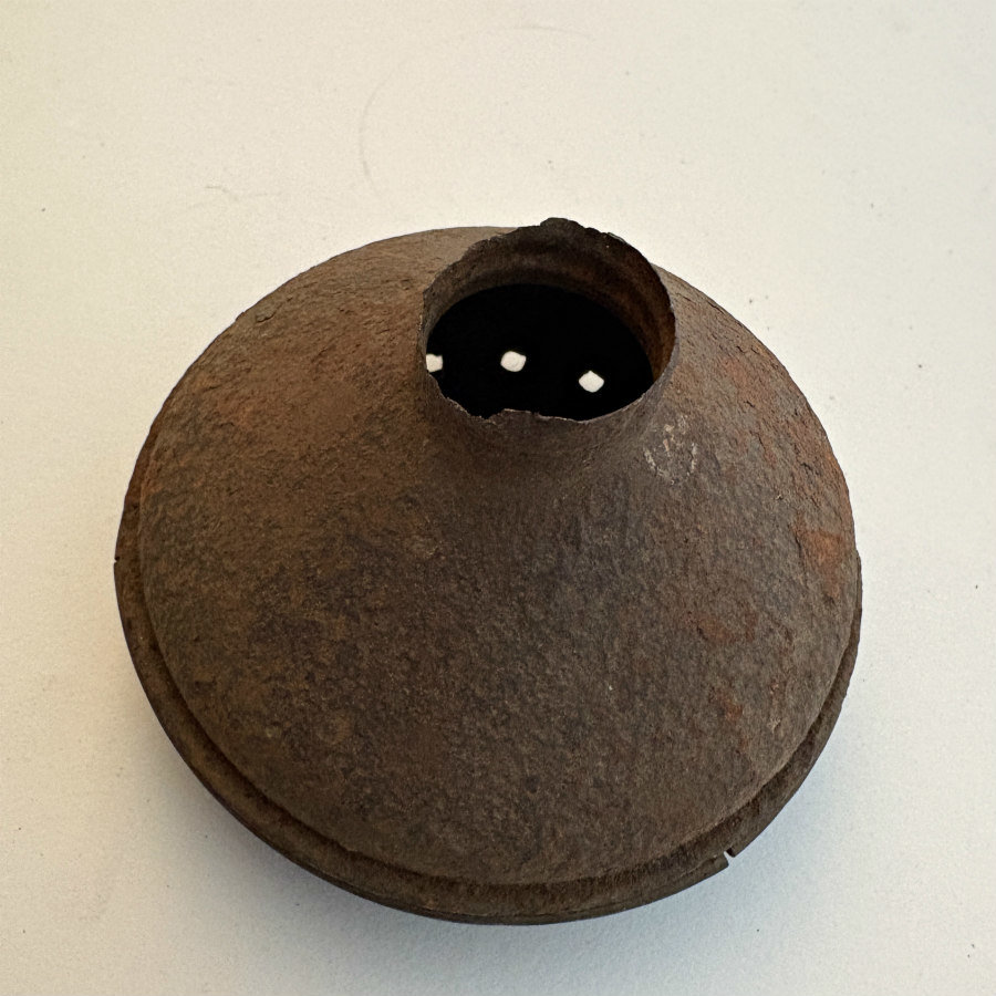 Vintage Rusted Rose Head Spout