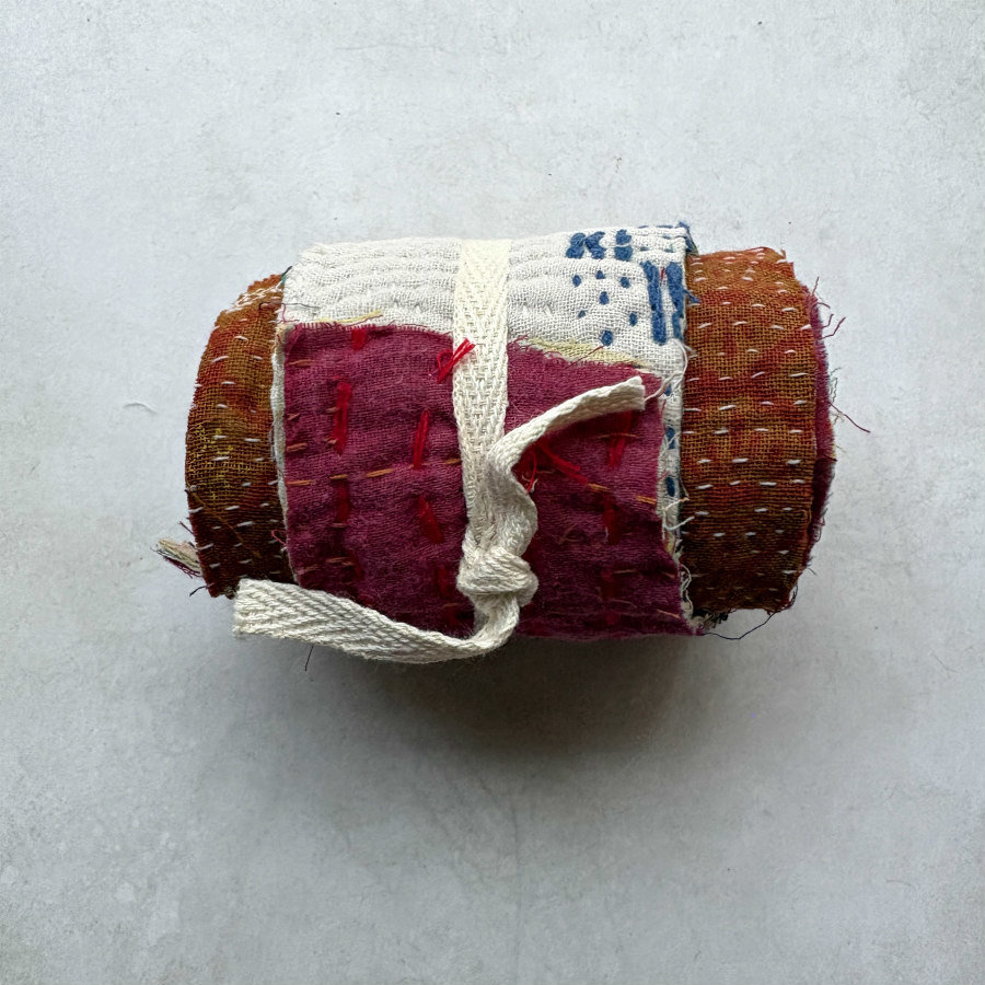 Kantha Stitch Scrap Roll