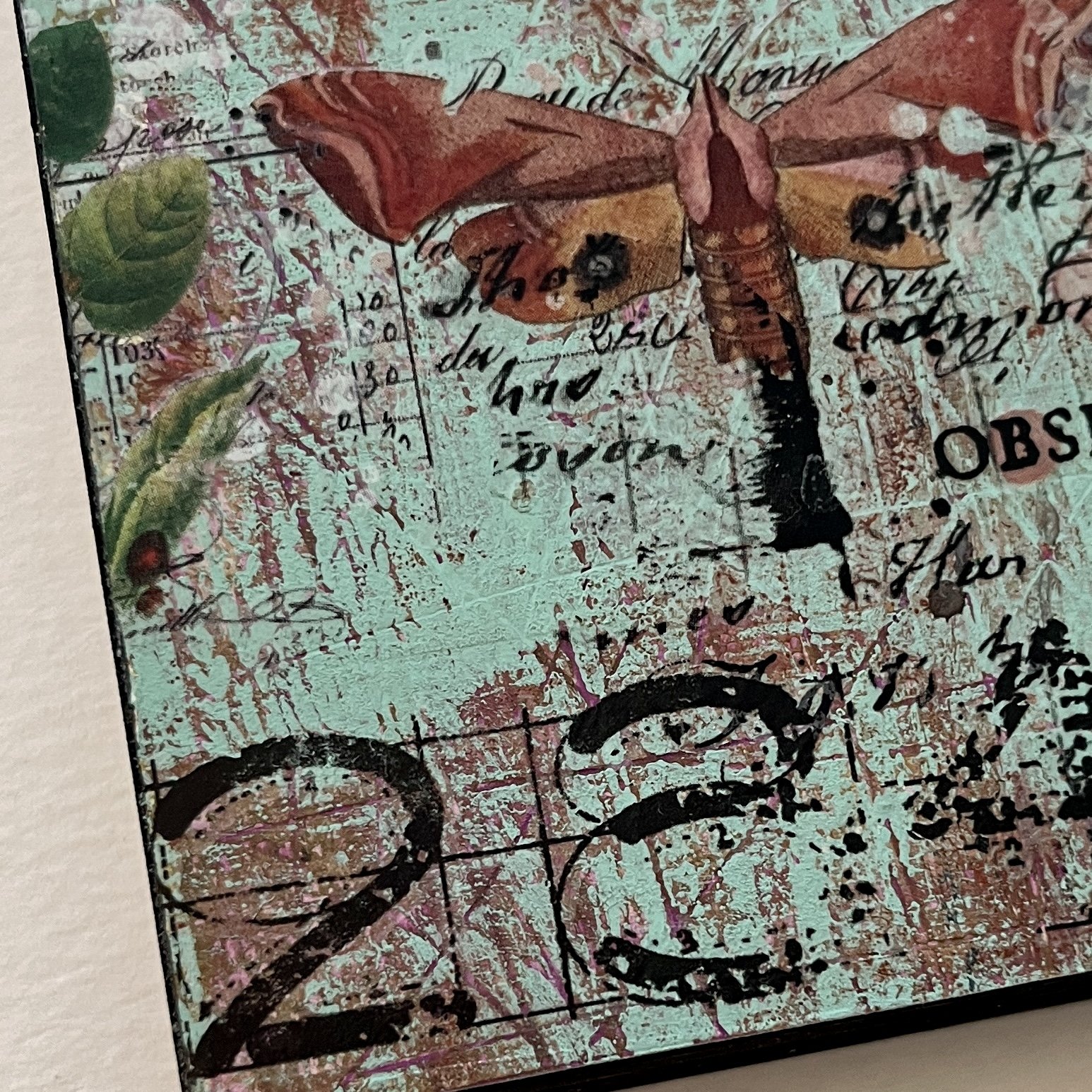 SOLD: Observation: Original Mixed Media Art