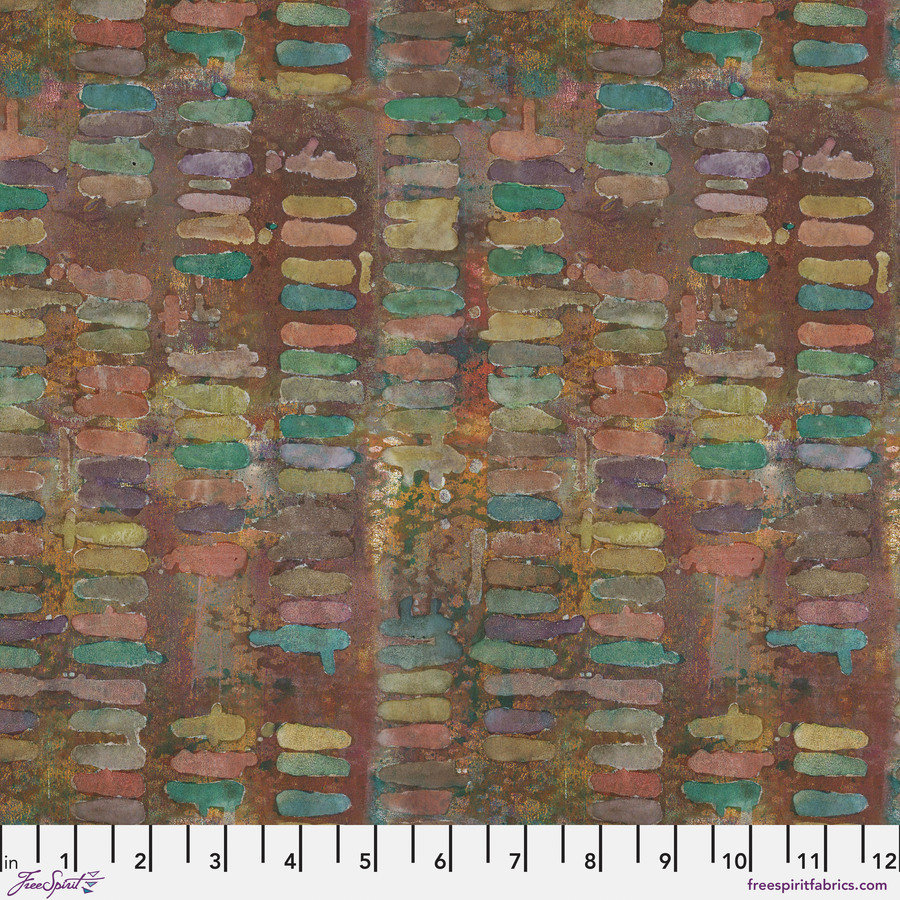 FreeSpirit On Your Mark Fabric 1/2 Yard Cut: Side by Side