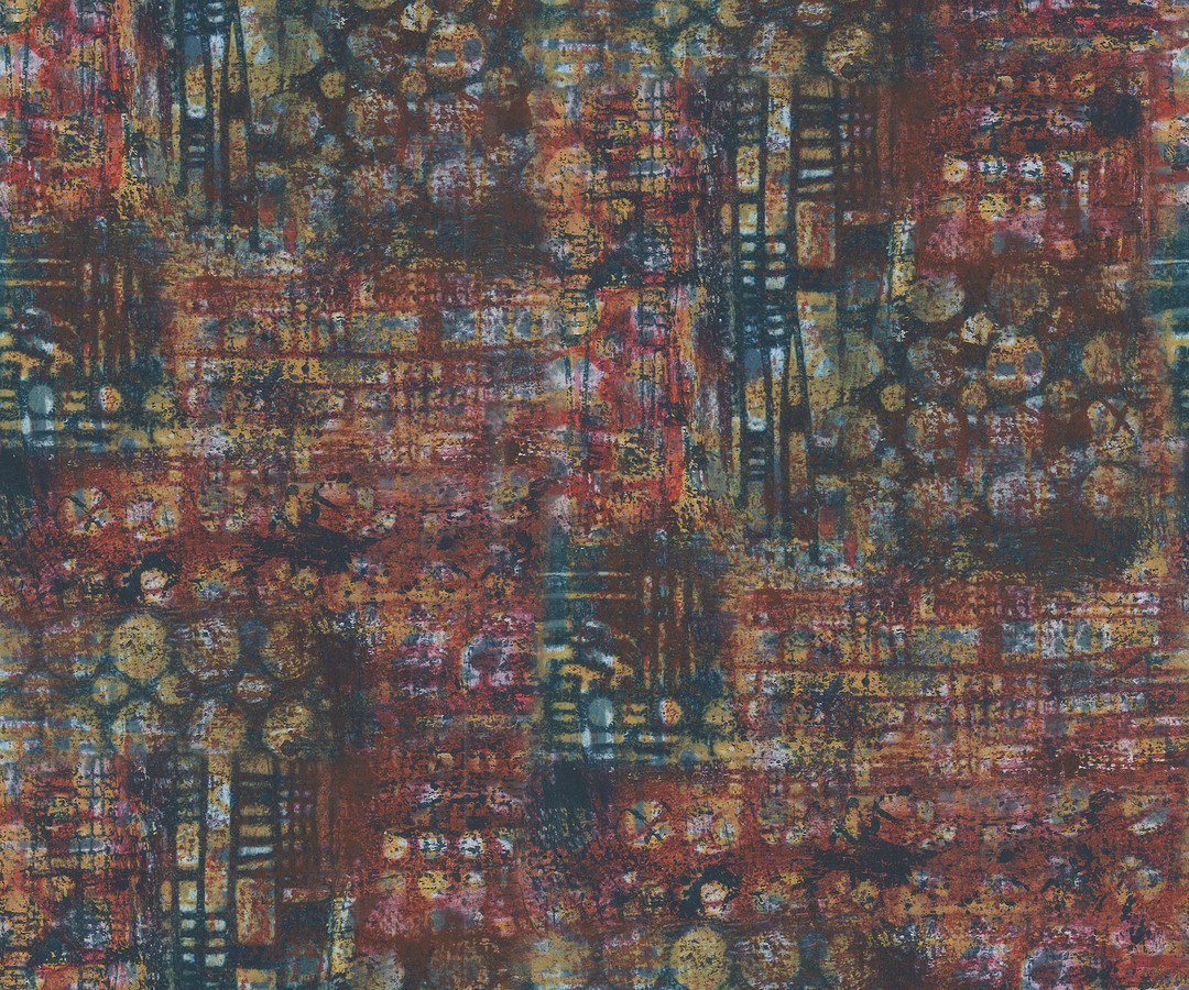 FreeSpirit On Your Mark Fabric 1/2 Yard Cut: Contours