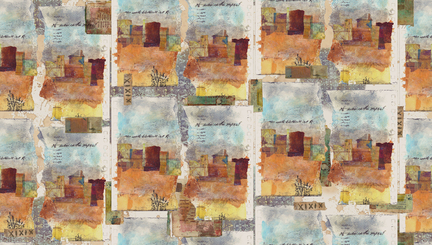 FreeSpirit On Your Mark Fabric 1/2 Yard Cut: Landmark