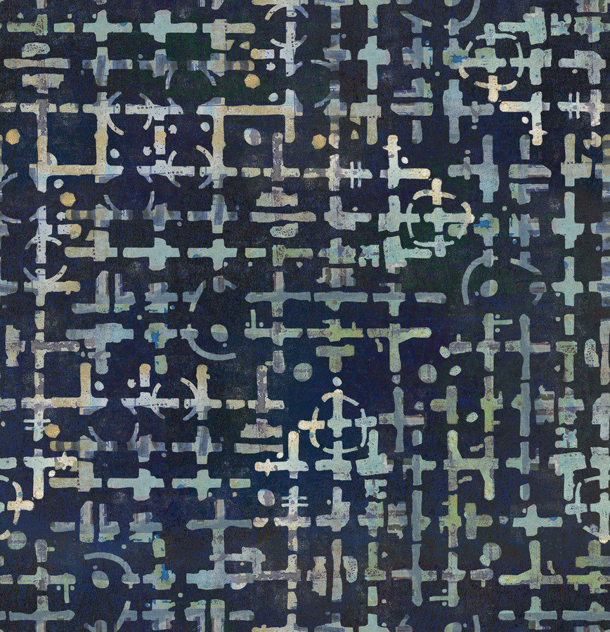 FreeSpirit On Your Mark Fabric 1 Yard Cut: Maze