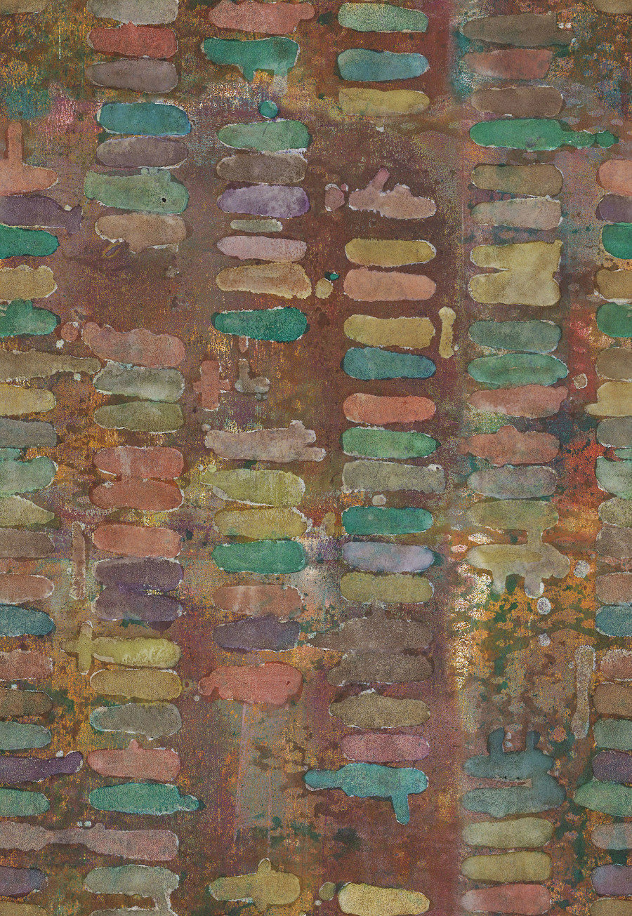 FreeSpirit On Your Mark Fabric 1/2 Yard Cut: Side by Side