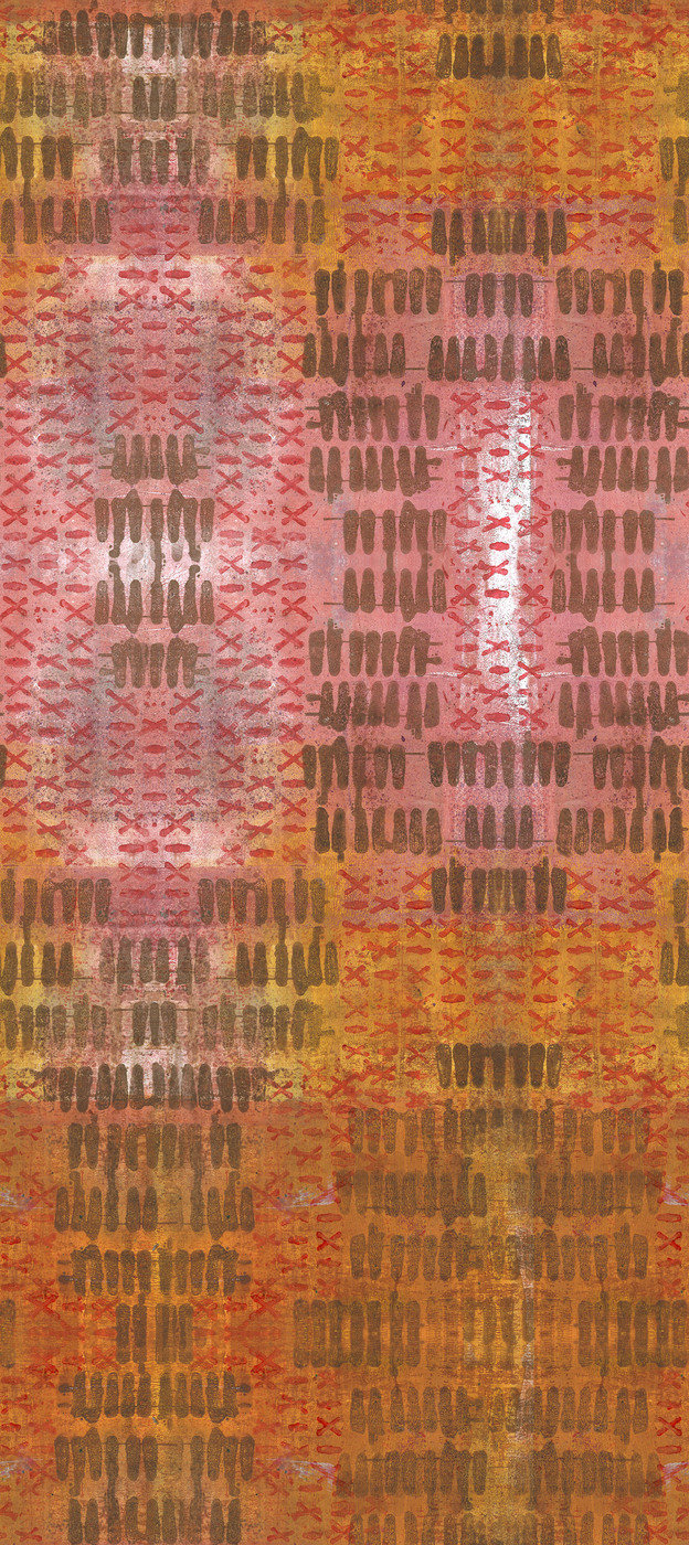 FreeSpirit On Your Mark Fabric 1 Yard Cut: Tracks