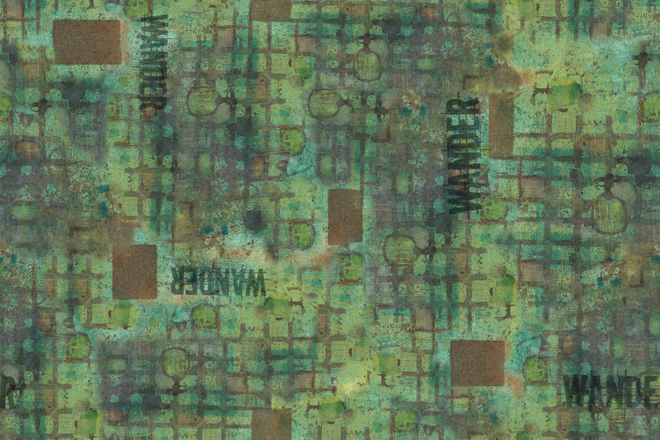 FreeSpirit On Your Mark Fabric 1 Yard Cut: Wander