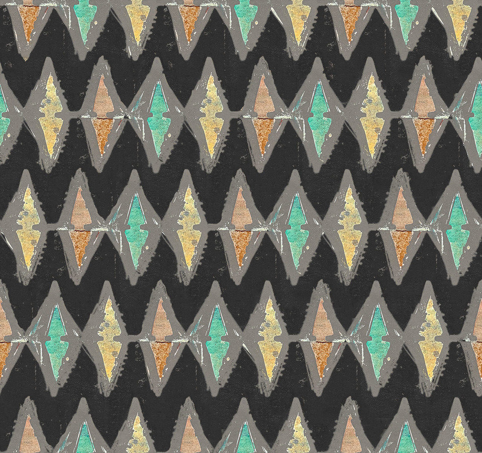 FreeSpirit On Your Mark Fabric 1/2 Yard Cut: Zigzag