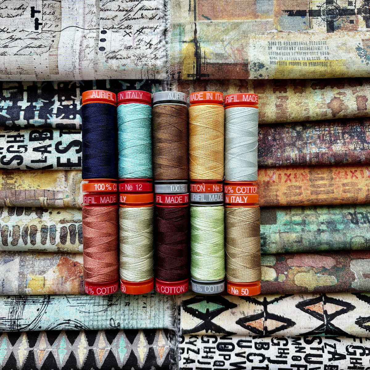 Seth Apter Aurifil Thread Collection: On Your Mark 