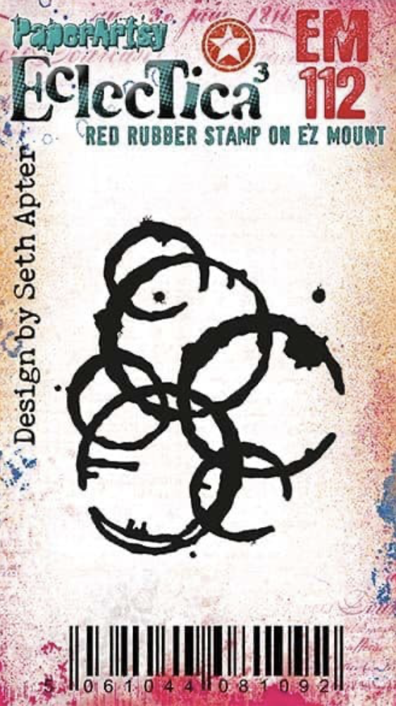 PaperArtsy Mini 112 Cling Rubber Stamp