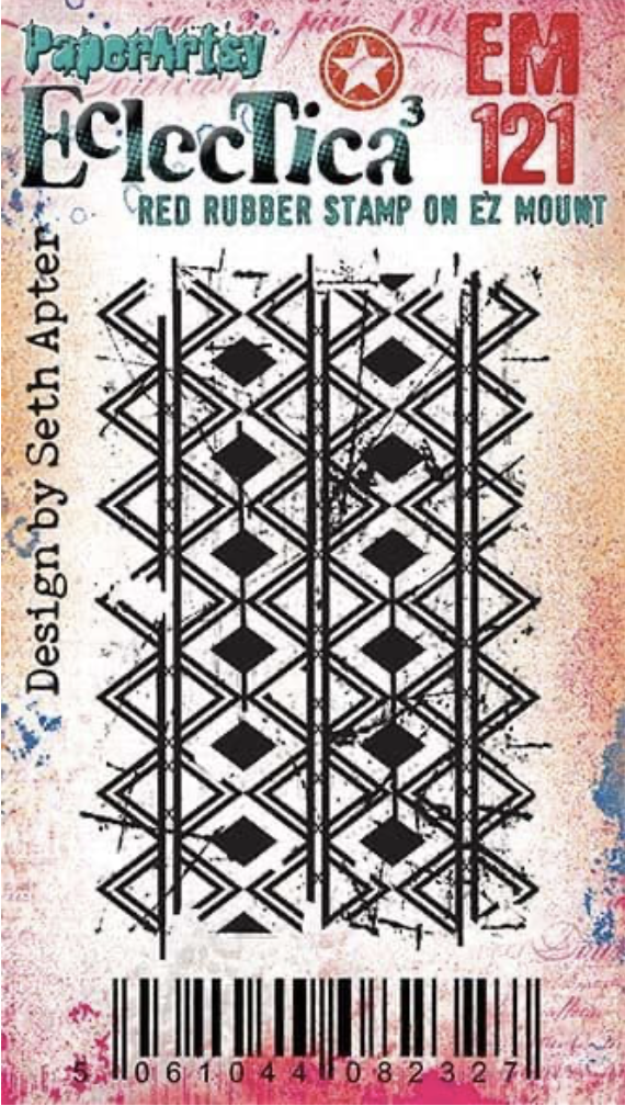 PaperArtsy Mini 121 Cling Rubber Stamp