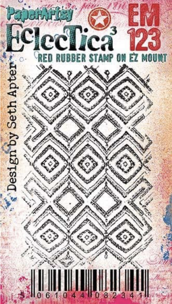 PaperArtsy Mini 123 Cling Rubber Stamp