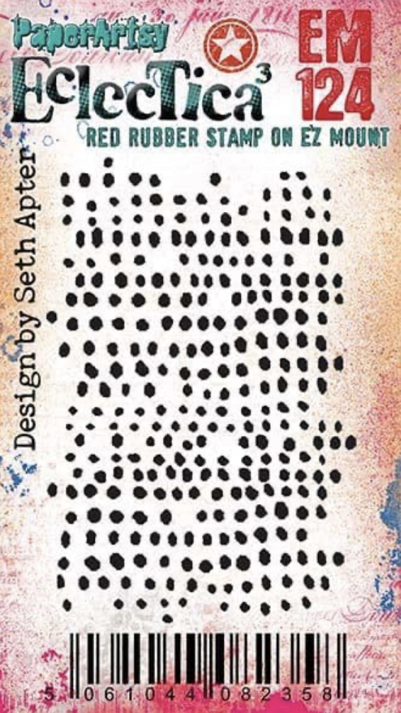 PaperArtsy Mini 124 Cling Rubber Stamp