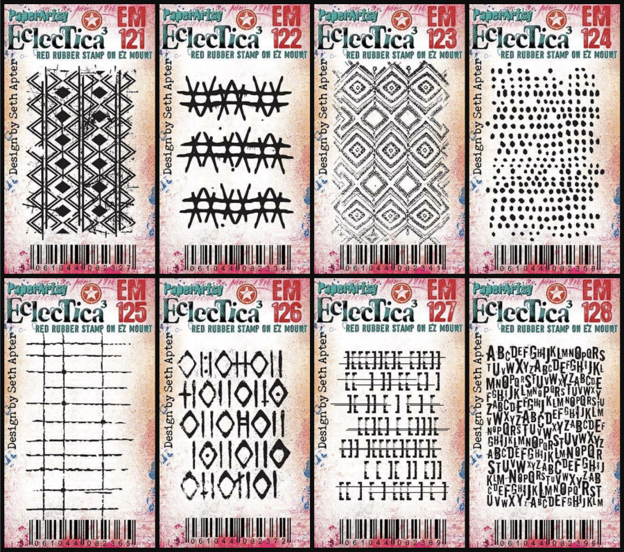 PaperArtsy Mini Stamps: Set #8