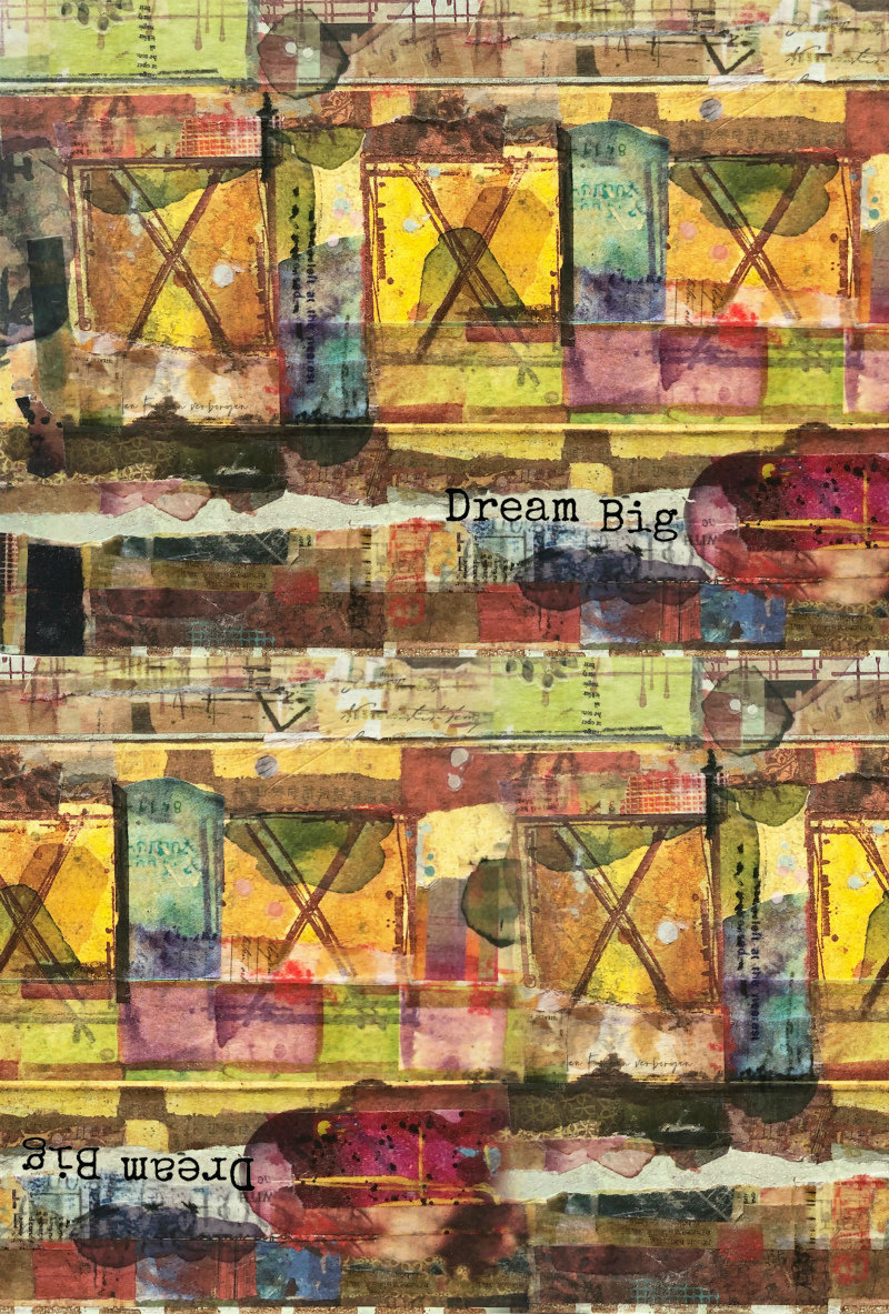 FreeSpirit Live Out Loud Fabric 1/2 Yard Cut: Dream Big