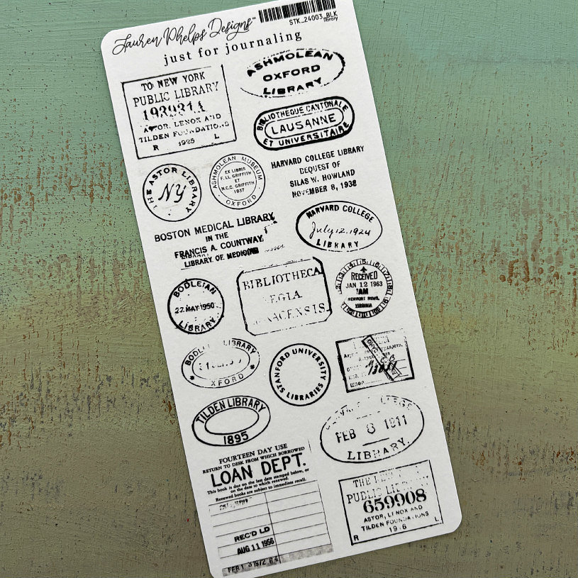 Lauren Phelps Designs Washi Bits: Library Seals