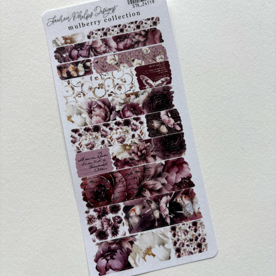 Lauren Phelps Designs Washi Bits: Mulberry Strips