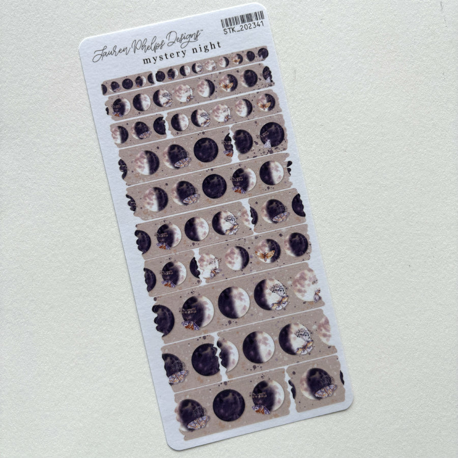 Lauren Phelps Designs Washi Bits: Mystery Night Moon