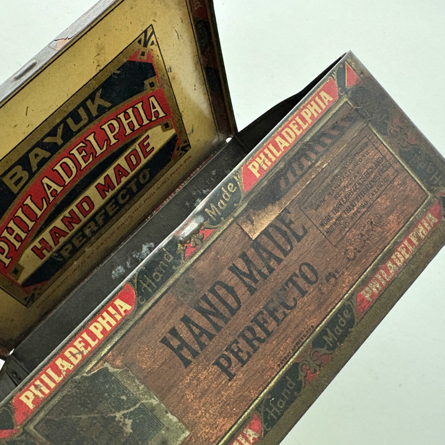 SOLD: Vintage Tin Cigar Box: Philadelphia Handmade