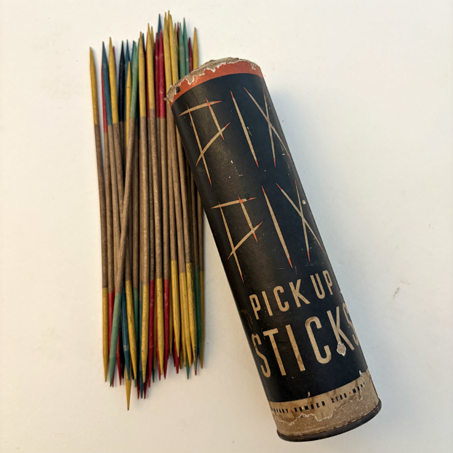 Vintage 1937 Pick up Sticks 