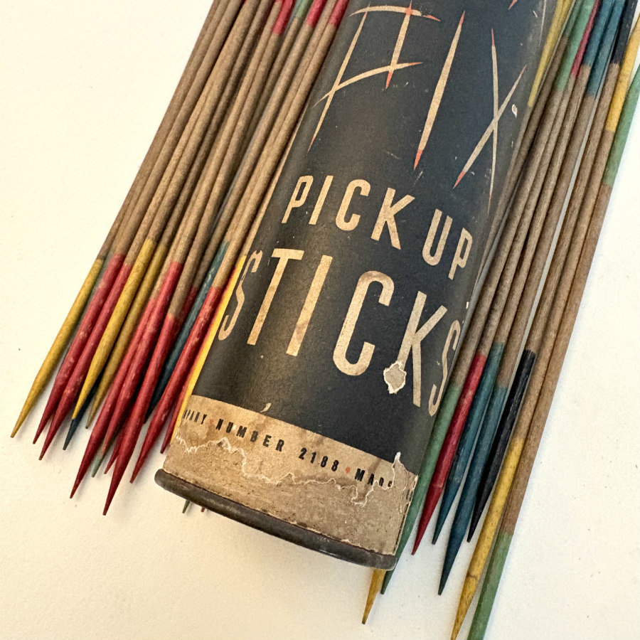 Vintage 1937 Pick up Sticks 
